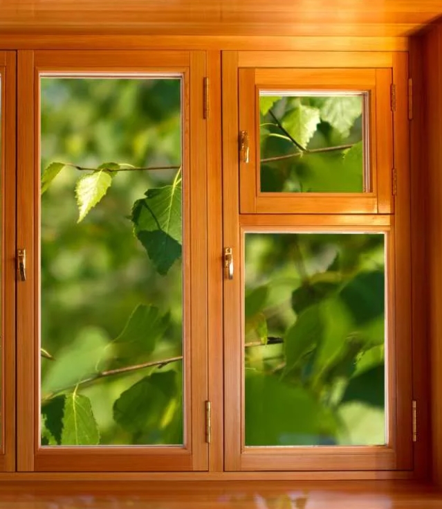 Фото деревянных окон для дачи