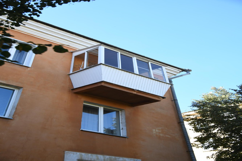 Устройство балкона с выносом